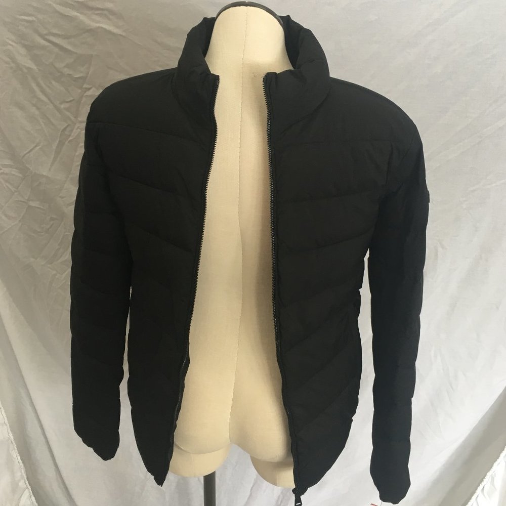 Calvin Klein Mens Puffer Coat Navy Small NWT